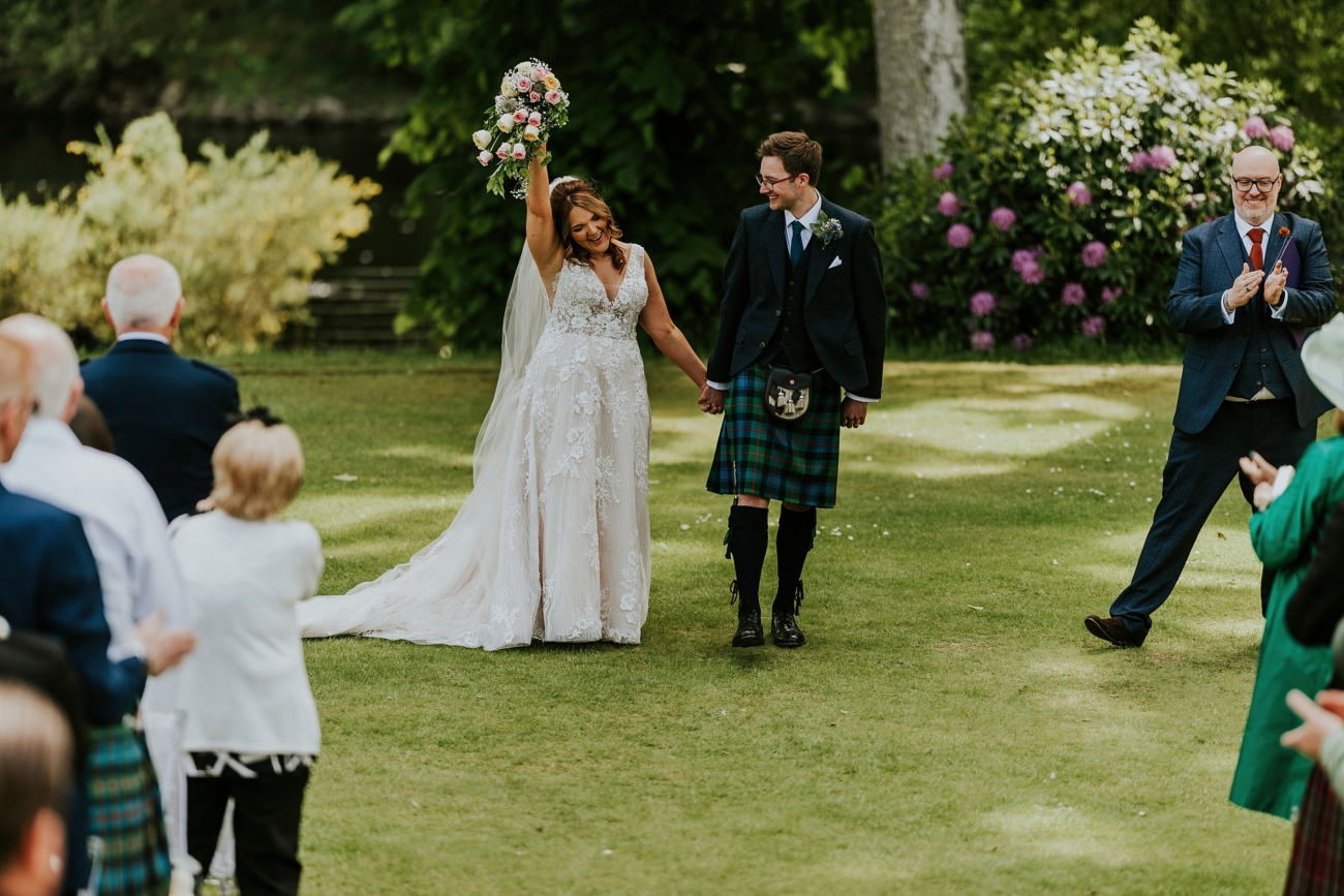 Dunkeld House Hotel wedding ceremony