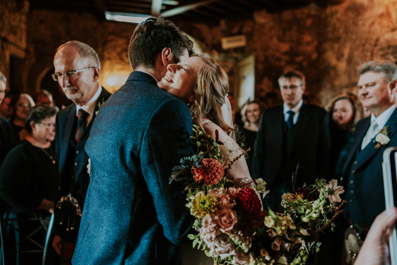 Dundas Castle Auld keep wedding ceremony