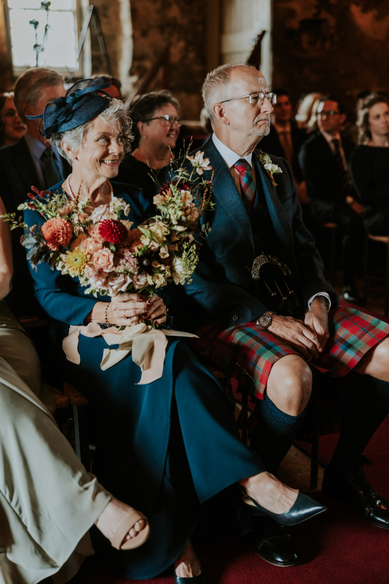 Dundas Castle Auld keep wedding ceremony