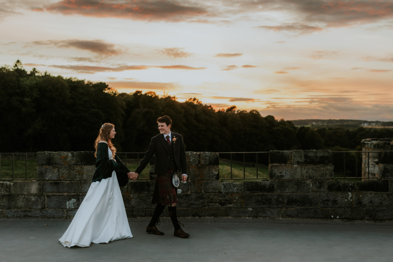 Sunset photos at Dundas Castle