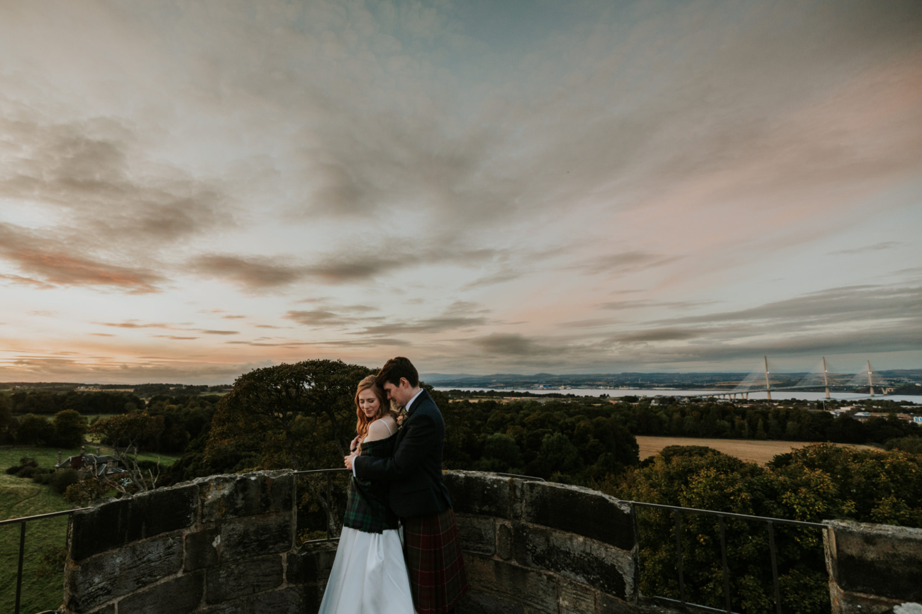 Sunset photos at Dundas Castle