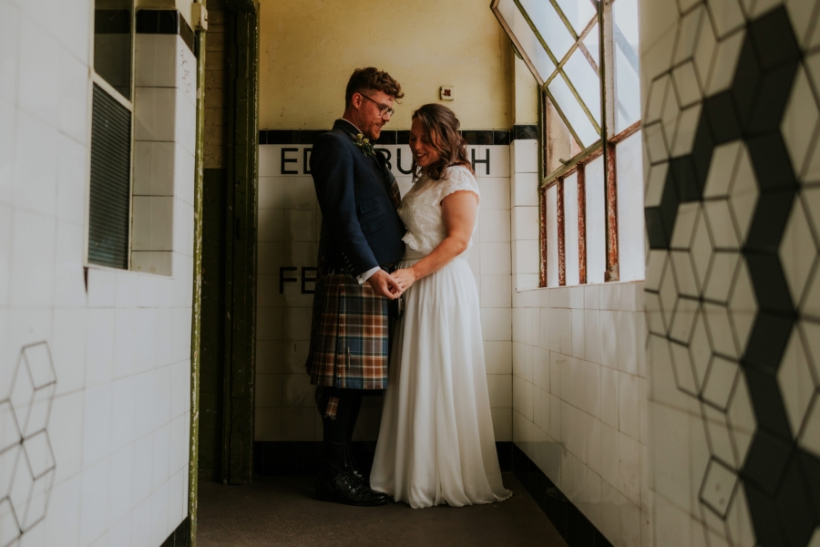 The Biscuit Factory Edinburgh Wedding Photographer