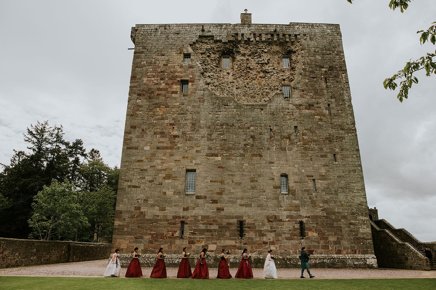 Borthwick Castle Wedding Photography