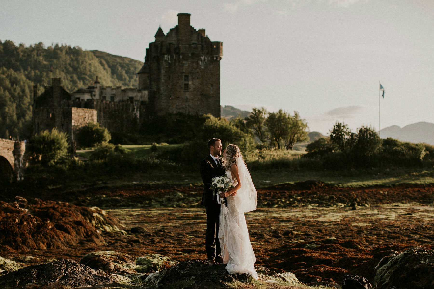 Eilean Donan Castle wedding images
