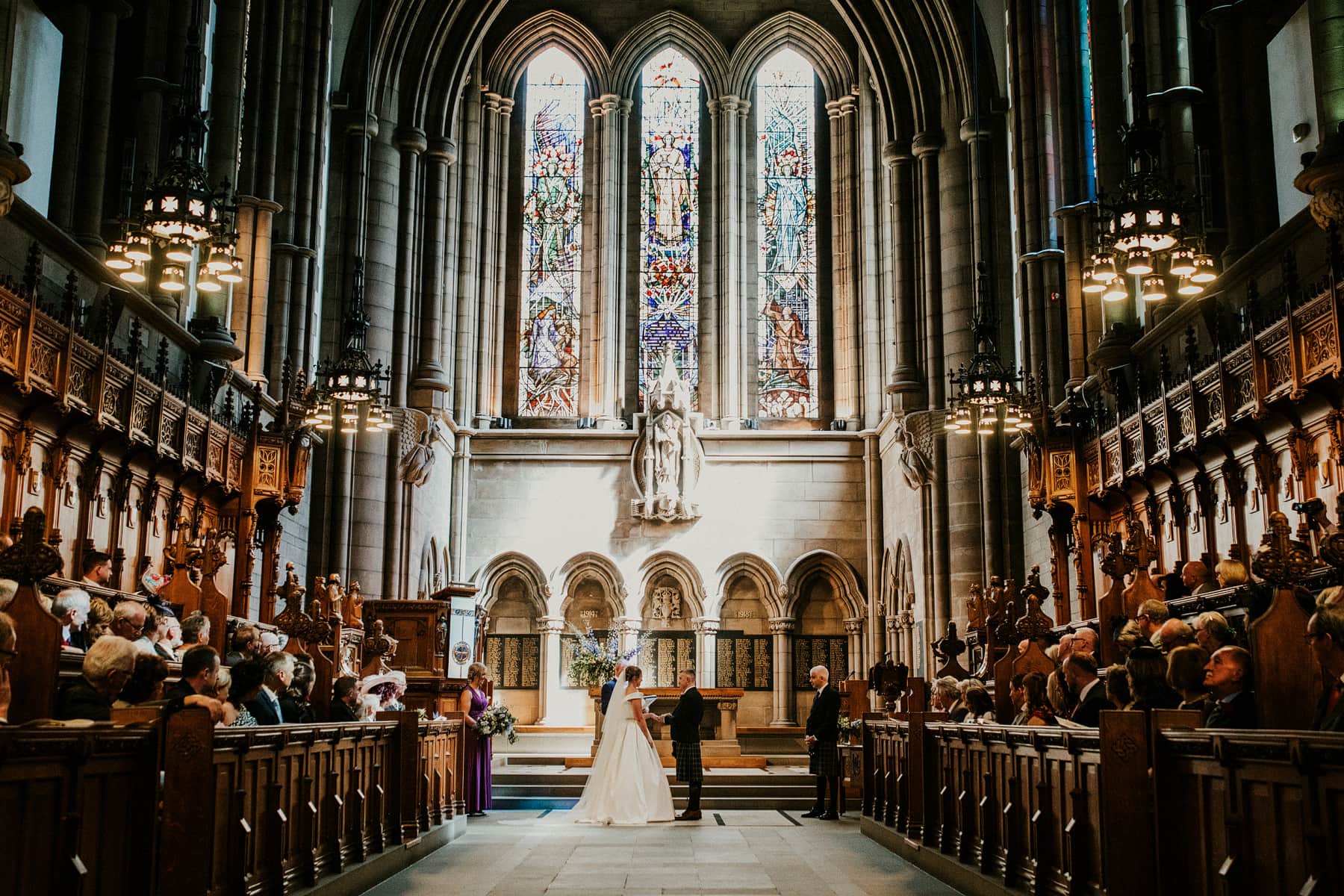 Glasgow university wedding ceremony