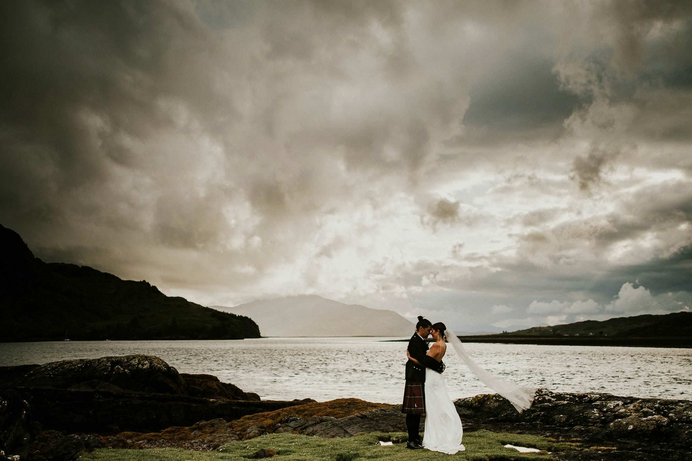 Eilean Donan Castle wedding - Ashley + Stuart 85 Isle of Skye wedding Eilean Donan Castle Ashley Stuart 84
