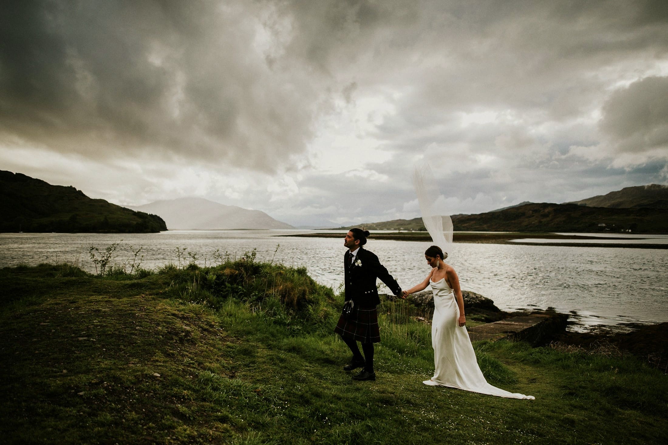 Eilean Donan Castle wedding - Ashley + Stuart 90 Isle of Skye wedding Eilean Donan Castle Ashley Stuart 89