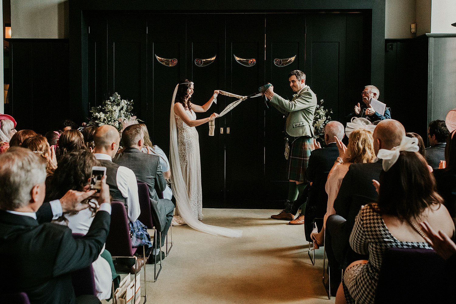 House for an art lover wedding ceremony