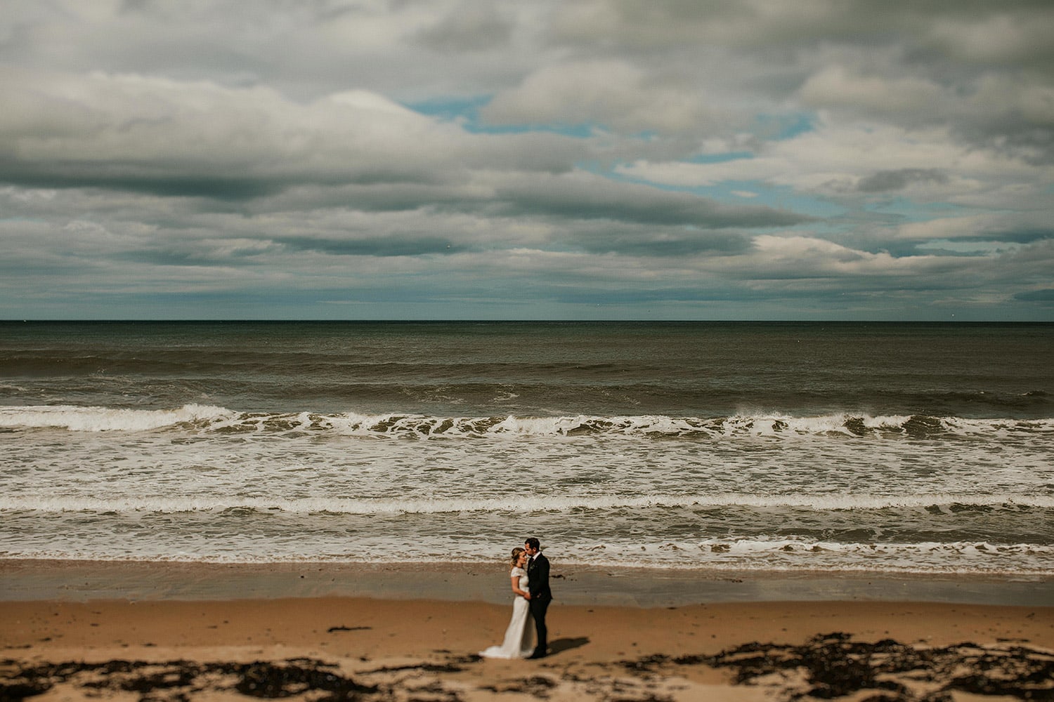 Scottish beach wedding
