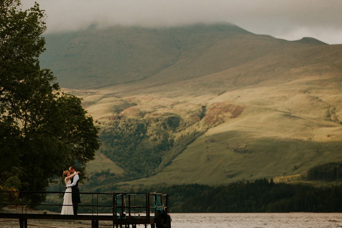 Stuart + Sophie's wedding photos at Culag Loch Lomond 1 Culag wedding photography